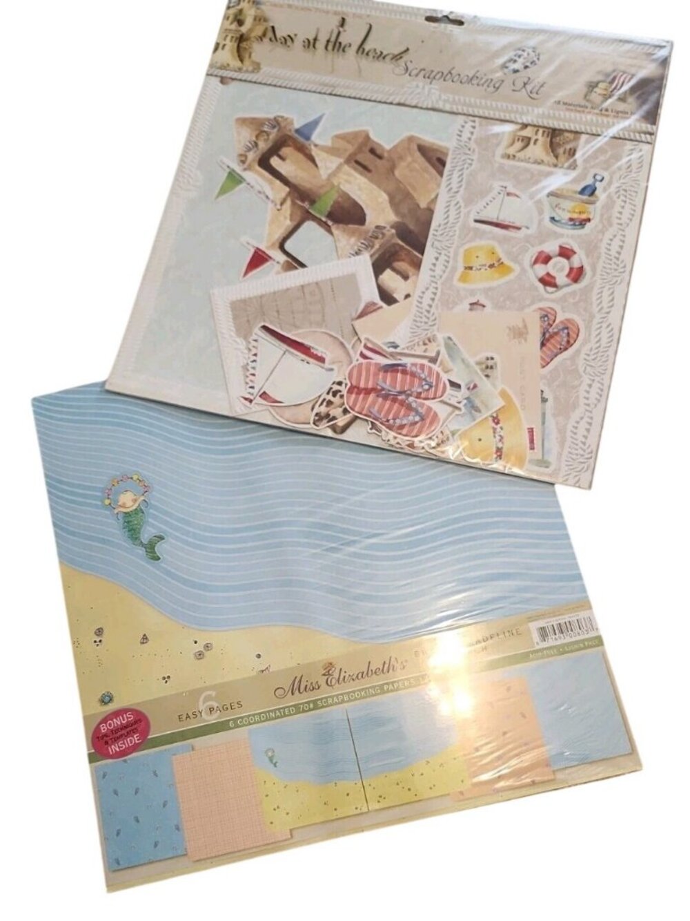 NEW Summer Theme Scrapbook Kits NIP Lot of 2